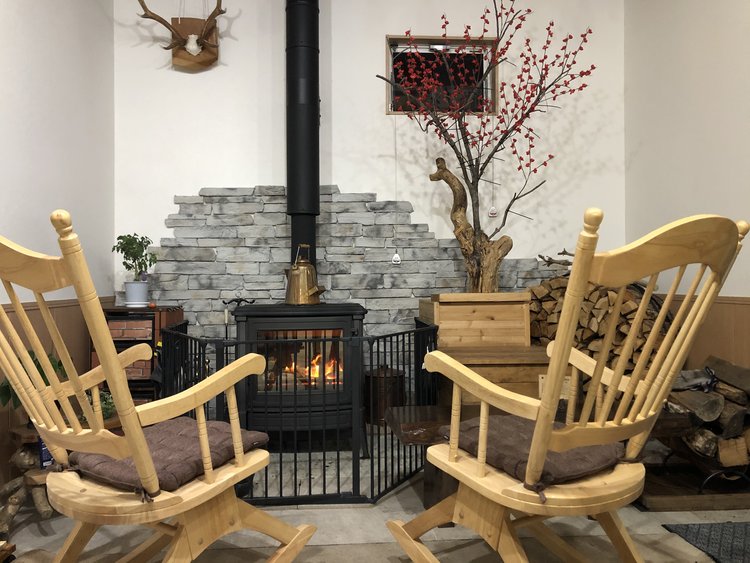 本当にあたたかい♪薪ストーブ